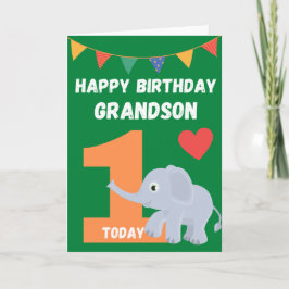 Cartão Feliz Aniversário Neto - 1 Hoje