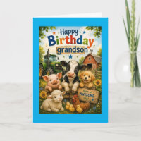 Feliz Aniversário Neto Animais da Fazenda