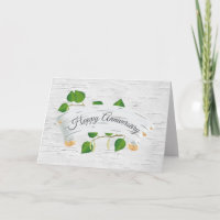 Feliz Aniversário No Pergaminho Da Árvore De Anive