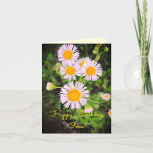 Cartão Feliz aniversario, Oma! Tenha um dia bonito!