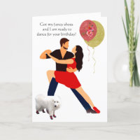 Feliz aniversário! - os Calçados de dança vermelha