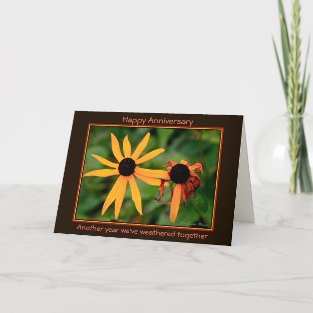 Cartão Feliz Aniversário: Outro ano que nos conhecemos (Frente)