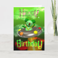 Feliz aniversário OVNI Koala por Valxart