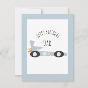 Cartão Feliz Aniversário Pai Avô