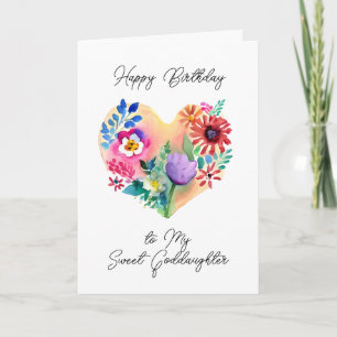 Cartão Feliz Aniversário para a Minha Doce Filha