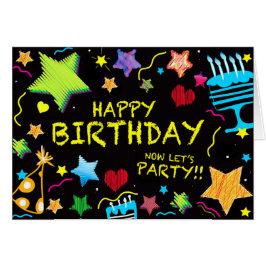 Cartão Feliz aniversario para adultos adultos novos dos