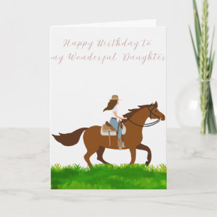 Cartão Feliz Aniversário para Filha Maravilhosa