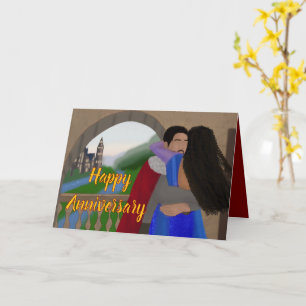 Cartão Feliz aniversário Para Marido Fairytale