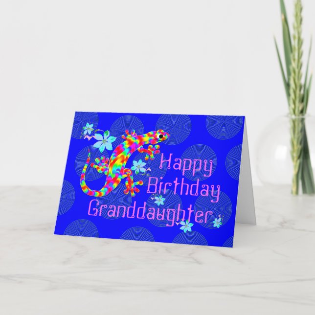 Cartão Feliz aniversário para meninas (Frente)