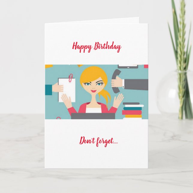 CARTÃO FELIZ ANIVERSÁRIO PARA MEU ***COTRABALHADOR*** (Frente)