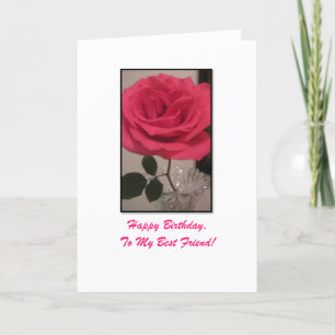 Cartão Feliz aniversário para meu melhor amigo