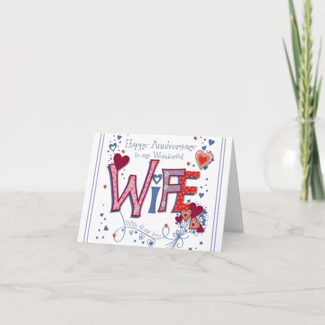 Cartão - Feliz Aniversário Para Minha Maravilhosa  (Frente)