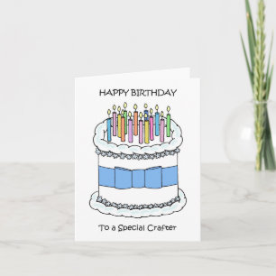 Cartão Feliz aniversário para o Carro