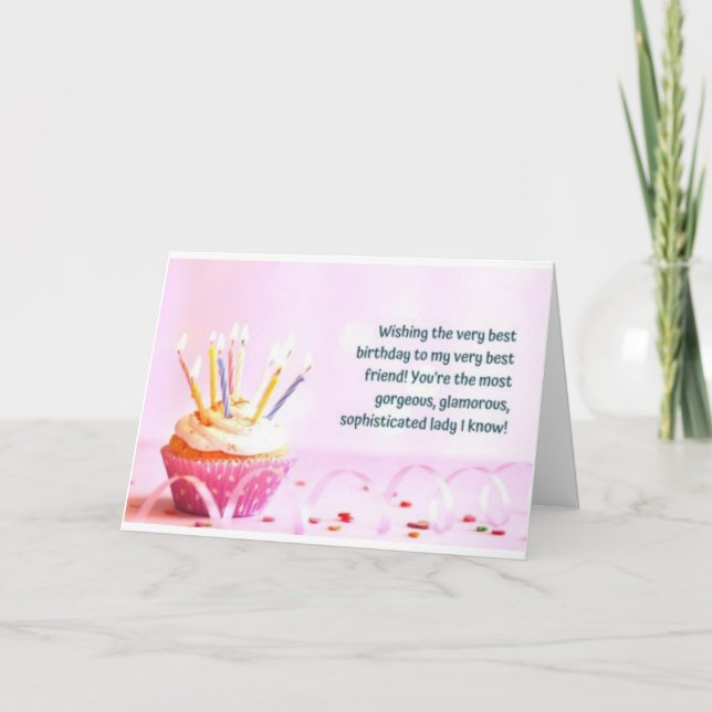 CARTÃO FELIZ ANIVERSÁRIO PARA **O MELHOR AMIGO DE TODOS!* (Frente)