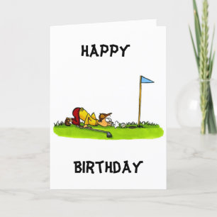 CARTÃO FELIZ ANIVERSÁRIO PARA O MEU **GOLFER FAVORITO**