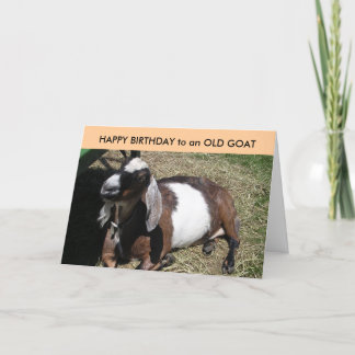 CARTÃO FELIZ ANIVERSÁRIO PARA UM GOAT ANTIGO