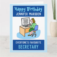 Feliz aniversário para um Secretário