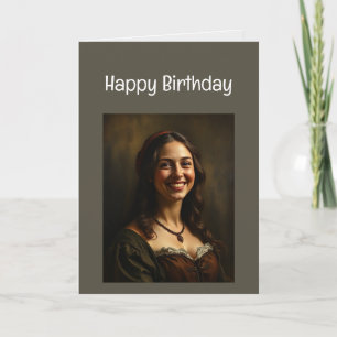 Cartão Feliz Aniversário para uma Mulher Maravilhosa Engr