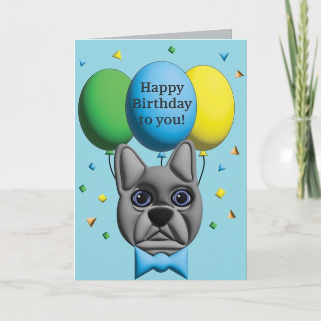Cartão Feliz aniversário para você! (Frente)