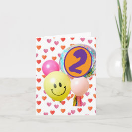 Cartão Feliz aniversário para você!