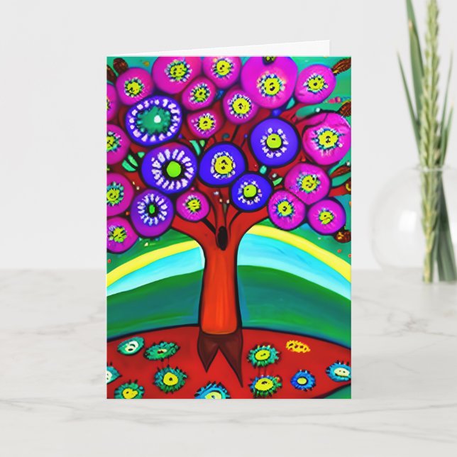 Cartão Feliz Aniversário Personalizado Mãe (Frente)