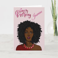 Feliz Aniversário Pop Art Afro-Americano