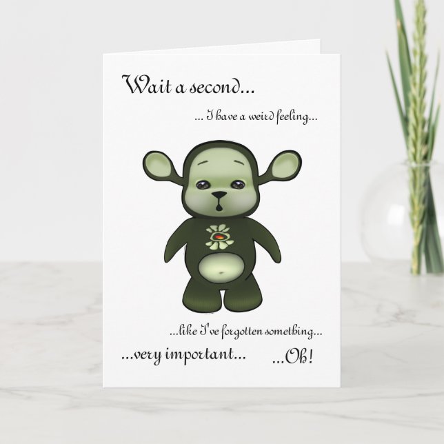 Cartão Feliz aniversário - por Nanofa (Frente)