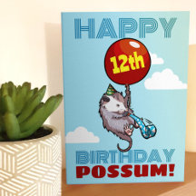 Feliz aniversário Possum! Adicione Seu Ogambm Da I
