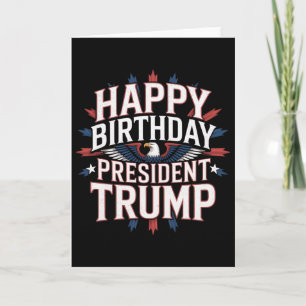 Cartão Feliz Aniversário Presidente Trump - Aniversário d