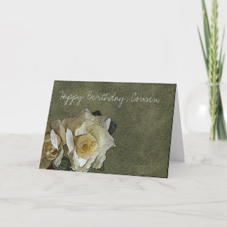 Cartão Feliz aniversário primo