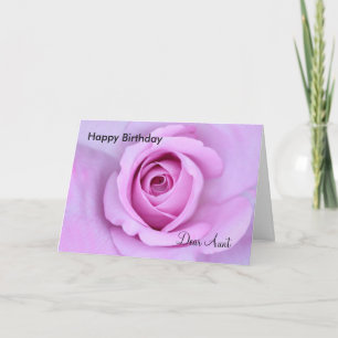 Cartão Feliz aniversário, querida tia