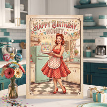 Feliz Aniversário Querido | Retro Pin up