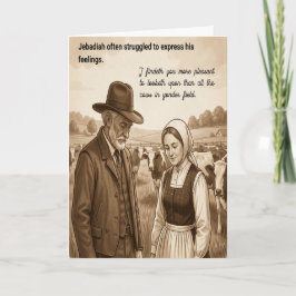Cartão Feliz Aniversário Sentimentos Constrangedores