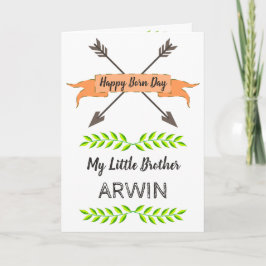 Cartão Feliz Aniversário Simples e Joyly Card