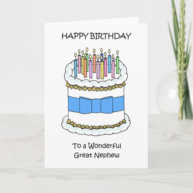 Cartão Feliz Aniversário Sobrinho Neto (Frente)
