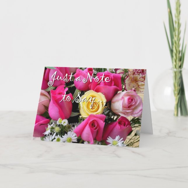 Cartão Feliz Aniversário Texto Grande (Frente)