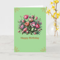 Feliz Aniversário Tulipas Lindas