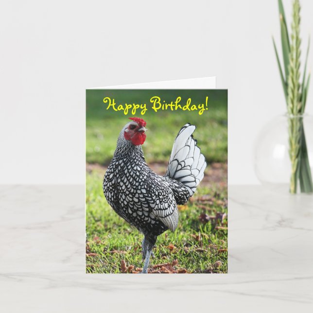 Cartão Feliz aniversário, Vazio (Frente)