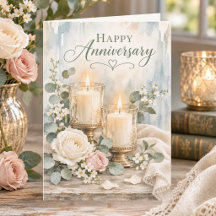 Feliz Aniversário Velas Elegantes de Eucalipto