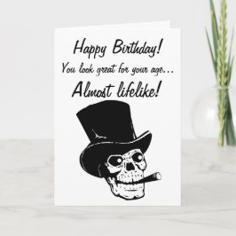 Cartão Feliz aniversário! Você parece quase como uma vida