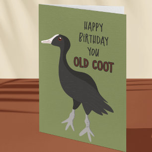 Cartão Feliz Aniversário, Você Velho Frango-d'água