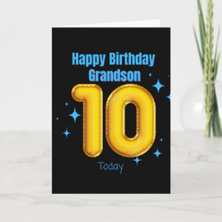 Cartão Feliz Aniversário Vovô - 10 Hoje