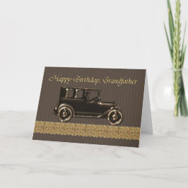Cartão Feliz Aniversário Vovô Clássico