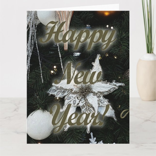 Cartão Feliz Ano Novo (Frente)