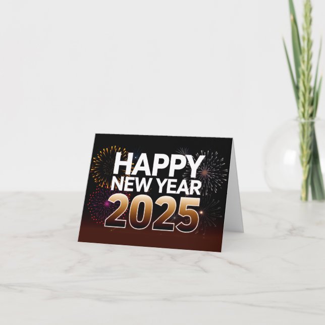 Cartão Feliz ano novo 2025 (Frente)