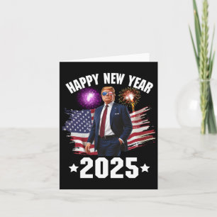 Cartão Feliz Ano Novo 2025 – Presentes Engraçados do Trum