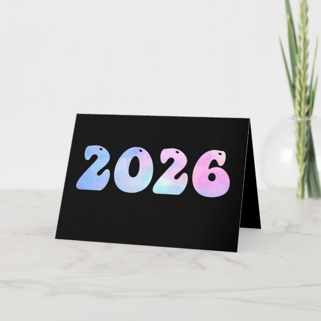 Cartão Feliz Ano Novo 2026 (Frente)