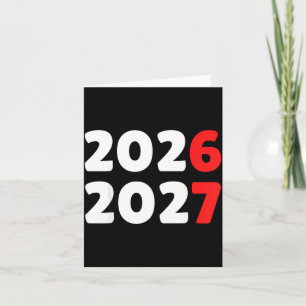 Cartão Feliz Ano Novo 2026 2027 Divertido Seis Sete 67 Me