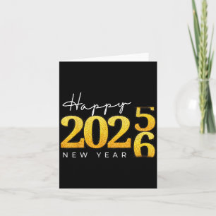 Cartão Feliz Ano Novo 2026 Festa de Contagem Regressiva d