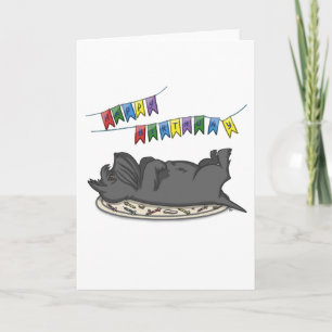 Cartão Feliz Bolo de Aniversário